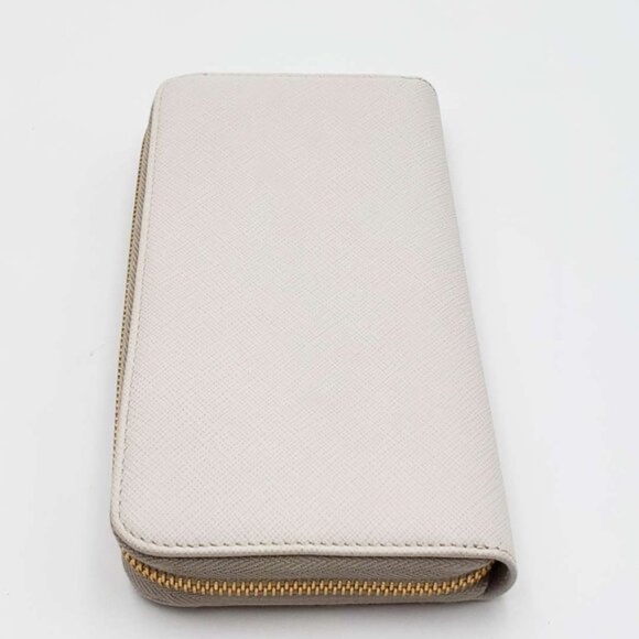 100% Authentic PRADA Saffiano Ribbon Leather Zippy Wallet - Picture 6 of 16